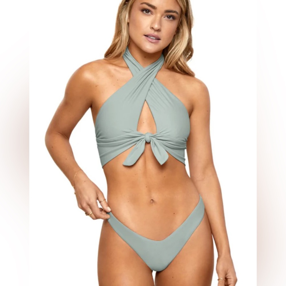 NWT PQ Swim Bikini Set - pistachio/mint